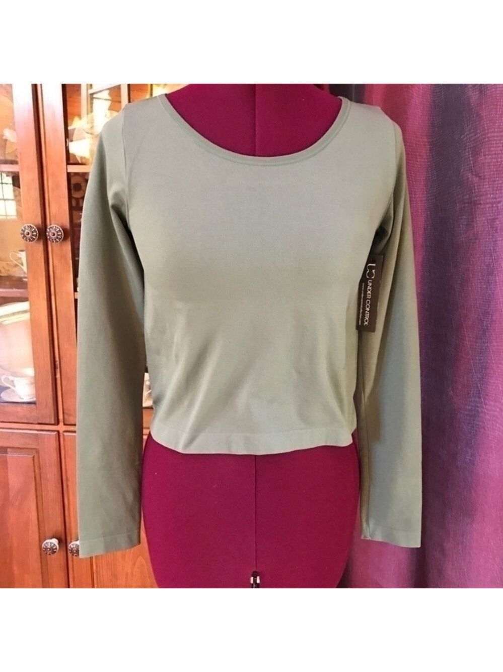 Under Control Long Sleeve Control Top Shapewear Size Large New With Tags NWT - Picture 2 of 4